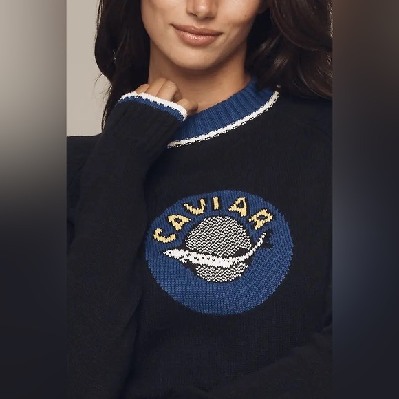 $348! Anthropologie & RACHEL ANTONOFF Tarsia Sweater 2X NWT - Picture 7 of 7